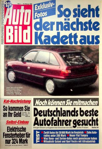 Deckblatt Auto Bild (08/1990)